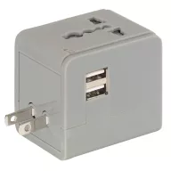 Travel Mate Adaptor de calatorii, gri
