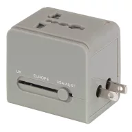Travel Mate Adaptor de calatorii, gri