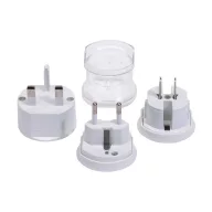 Global Adaptor pentru calatorii, alb