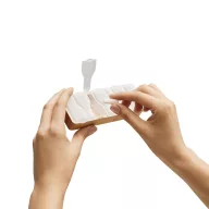   Cutie medicamente, 2410E24075, Everestus, 12.7 x 4.9 x 2.3 cm, Bambus, Maro, Transparent