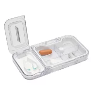   Cutie pentru medicamente, 2509E14320, Everestus, 12x6.3x1.8 cm, Plastic, Alb