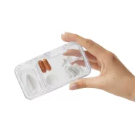   Cutie pentru medicamente, 2509E14320, Everestus, 12x6.3x1.8 cm, Plastic, Alb