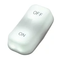 Lampa de noapte ON/OFF, plastic, alb
