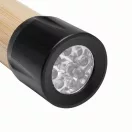 Lanterna cu 9 lumini led, 2401E14409, Everestus, Ø3.4x10 cm, Plastic, Bambus, Natur, Negru