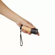   Lanterna cu 9 lumini led, 2401E14409, Everestus, Ø3.4x10 cm, Plastic, Bambus, Natur, Negru