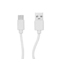   Lanterna led reincarcabila, Everestus, 2601E12584, Ø3x15.8 cm, Plastic, Fier, Alb