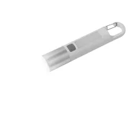   Lanterna led reincarcabila, Everestus, 2601E12584, Ø3x15.8 cm, Plastic, Fier, Alb