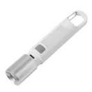 Lanterna led reincarcabila, Everestus, 2601E12584, Ø3x15.8 cm, Plastic, Fier, Alb