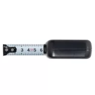   Ruleta cu revenire automata si mecanism de blocare, 5M, Everestus, 2610E19074, 6.7x7.1x3 cm, Plastic, Otel, Negru