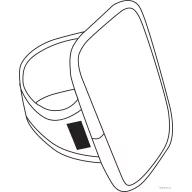 Suport de telefon pentru brat, neopren, magenta