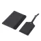 Set de calatorie, Everestus, 2601E12725, 15.1x10.8x1.3 / 19.5x7x0.3 cm, Poliuretan, Gri