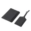 Set de calatorie, Everestus, 2601E12725, 15.1x10.8x1.3 / 19.5x7x0.3 cm, Poliuretan, Gri