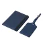 Set de calatorie, Everestus, 2601E12726, 15.1x10.8x1.3 / 19.5x7x0.3 cm, Poliuretan, Albastru bleumarin