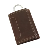   Portofel pentru chei, inchidere cu capse, Everestus, WS01, piele, maro, 129x70x22 mm