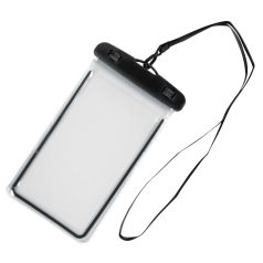   Husa de telefon DIVER, splash-proof, plastic, pvc, phthalate free, negru, transparent