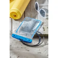   Husa de telefon DIVER, splash-proof, plastic, pvc, phthalate free, albastru, transparent