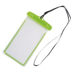   Husa de telefon DIVER, splash-proof, plastic, pvc, phthalate free, verde, transparent