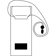 Husa telefon, 2401E14403, Everestus, 24x9.5 cm, PVC, Verde