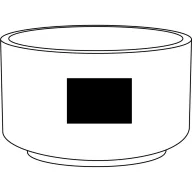   Boxa portabila wireless, Everestus, 42FEB231531, Ø7.3x4.2 cm, Plastic, Metal, Bambus, Maro, Negru