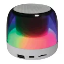 Boxa portabila, 800 mAh, 5 W, 2502E15794, Everestus, Ø9.5 x 8.2 cm, Plastic, Alb, Gri