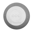 Boxa portabila, 800 mAh, 5 W, Everestus, 2601E12518, Ø9.6x8.2 cm, Plastic, Alb