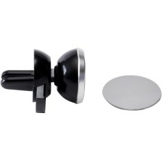   Suport telefon auto magnetic, Everestus, STT054, plastic, metal, negru, argintiu