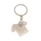 Breloc tricou fotbal, Everestus, KR0394, aliaj de zinc, otel, argintiu