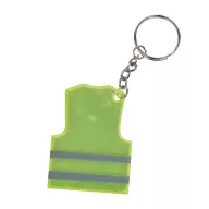   Breloc reflectorizant, Everestus, 2610E18113, 10.6x4.3x0.2 cm, Plastic, Fier, Galben