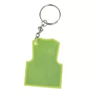 Breloc reflectorizant, Everestus, 2610E18113, 10.6x4.3x0.2 cm, Plastic, Fier, Galben