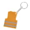 Breloc reflectorizant, Everestus, 2610E18114, 10.6x4.3x0.2 cm, Plastic, Fier, Portocaliu