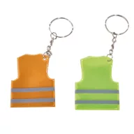   Breloc reflectorizant, Everestus, 2610E18114, 10.6x4.3x0.2 cm, Plastic, Fier, Portocaliu