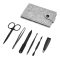 Set de manichiura 6 piese, 2509E14372, Everestus, 11x6x1.8 cm, Otel, Poliester, Gri