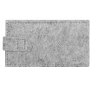 Set de manichiura 6 piese, 2509E14372, Everestus, 11x6x1.8 cm, Otel, Poliester, Gri