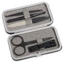 Set de manichiura 5 piese, in cutie, Everestus, 20FEB0110, Plastic, Otel, Gri