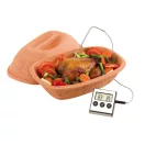 Termometru pentru gatit cu ecran LCD, Everestus, GTE01, otel inoxidabil, plastic, argintiu, gri