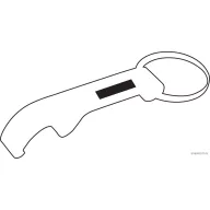 Breloc cu desfacator de sticle, Everestus, 2603E15344, rosu