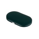 Set 6 piese manichiura in etui oval, Everestus, 20IAN1420, Negru, Otel, PVC