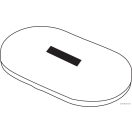 Set 6 piese manichiura in etui oval, Everestus, 20IAN1420, Negru, Otel, PVC