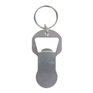   Breloc cu jeton, Everestus, 2610E18108, 8.8x3.1x0.2 cm, Aluminiu, Otel, Argintiu