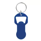 Breloc cu jeton, Everestus, 2610E18110, 8.8x3.1x0.2 cm, Aluminiu, Otel, Albastru
