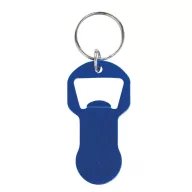   Breloc cu jeton, Everestus, 2610E18110, 8.8x3.1x0.2 cm, Aluminiu, Otel, Albastru