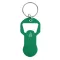 Breloc cu jeton, Everestus, 2610E18112, 8.8x3.1x0.2 cm, Aluminiu, Otel, Verde