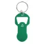 Breloc cu jeton, Everestus, 2610E18112, 8.8x3.1x0.2 cm, Aluminiu, Otel, Verde