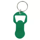 Breloc cu jeton, Everestus, 2610E18112, 8.8x3.1x0.2 cm, Aluminiu, Otel, Verde