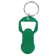   Breloc cu jeton, Everestus, 2610E18112, 8.8x3.1x0.2 cm, Aluminiu, Otel, Verde