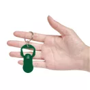 Breloc cu jeton, Everestus, 2610E18112, 8.8x3.1x0.2 cm, Aluminiu, Otel, Verde
