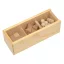 Set de jocuri puzzle, maro, Everestus, JM01BR, lemn, plastic