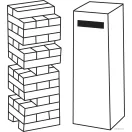 High Rise joc de indemanare, lemn