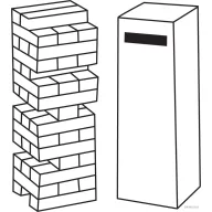 High Rise joc de indemanare, lemn