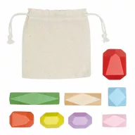   Joc de indemanare, 2401E14407, Everestus, 12x12 cm, Lemn, Bumbac, Multicolor